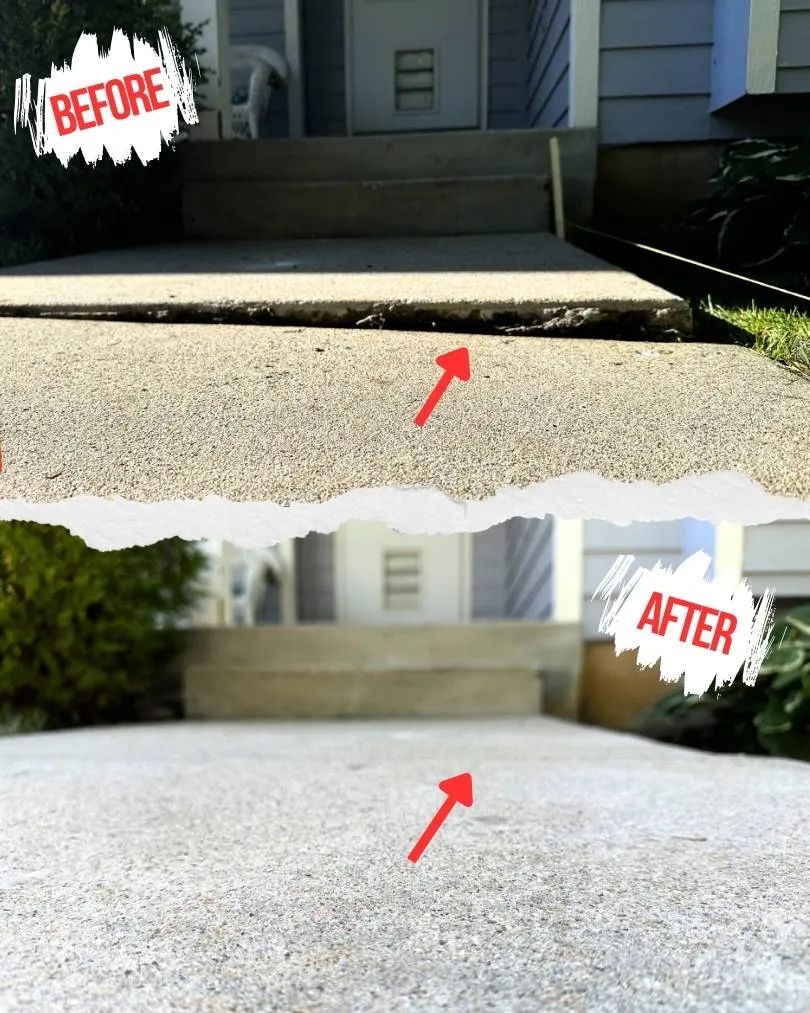 Walkway Sidewalk Leveling in Northern Colorado